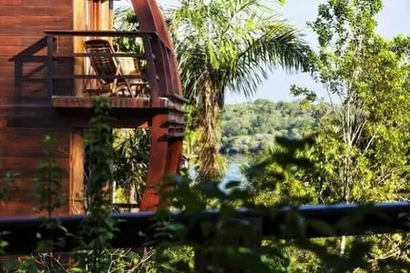 Mirante do Gavião - Chalé Casa da Árvore ou Família - varanda